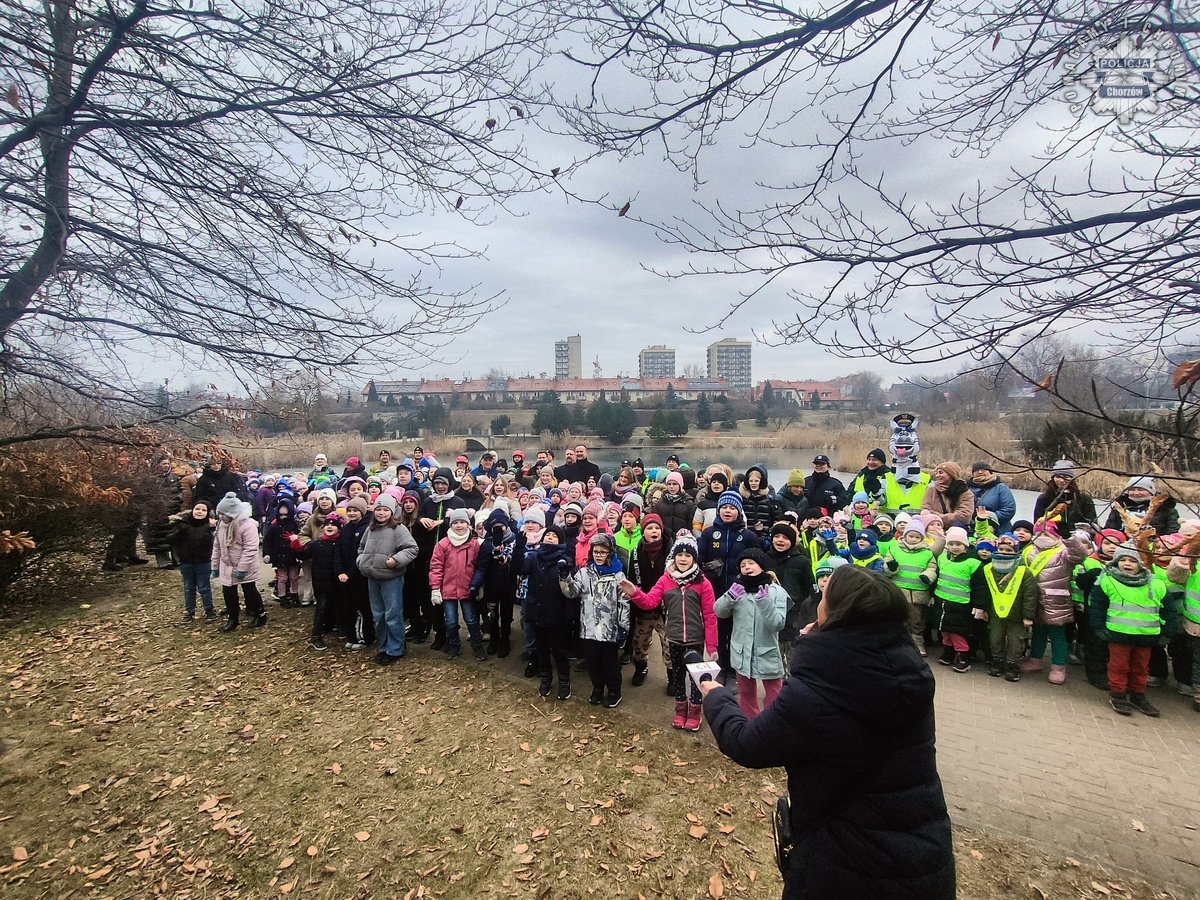 „Bezpieczne Ferie” – dzieci z Chorzowa uczyły się, jak unikać zagrożeń