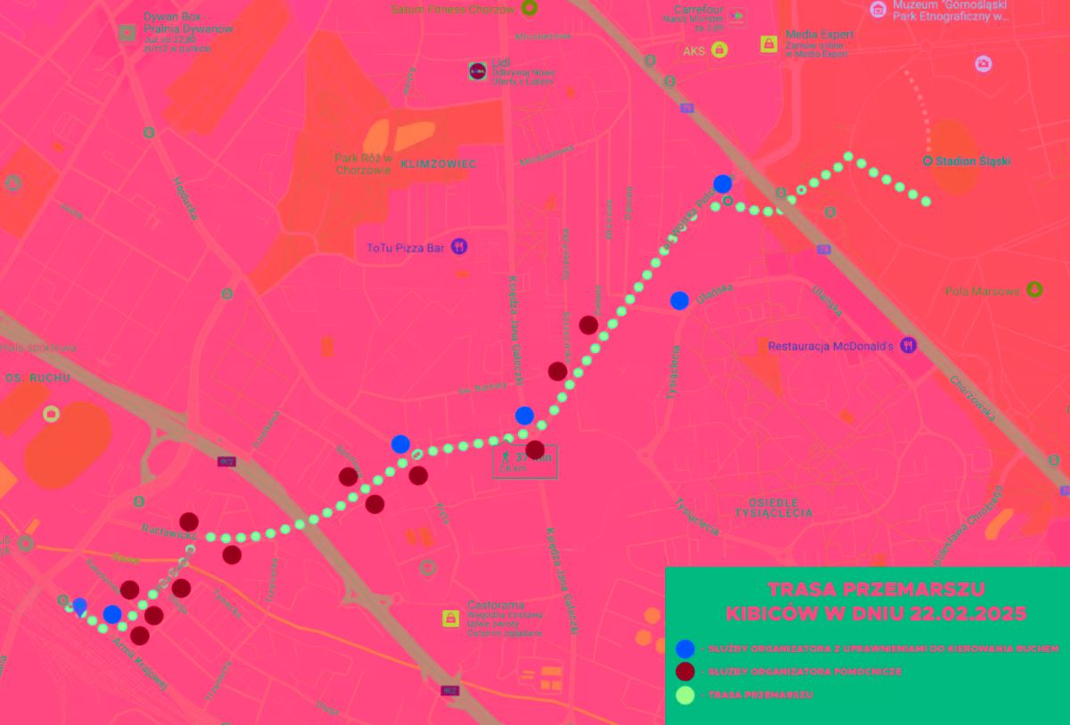 Mecz Mistrzów: Gdzie zaparkować i jak dojechać na Stadion Śląski?