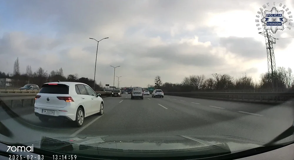 Chwile grozy na DTŚ! 75-letni mieszkaniec Chorzowa wjechał pod prąd