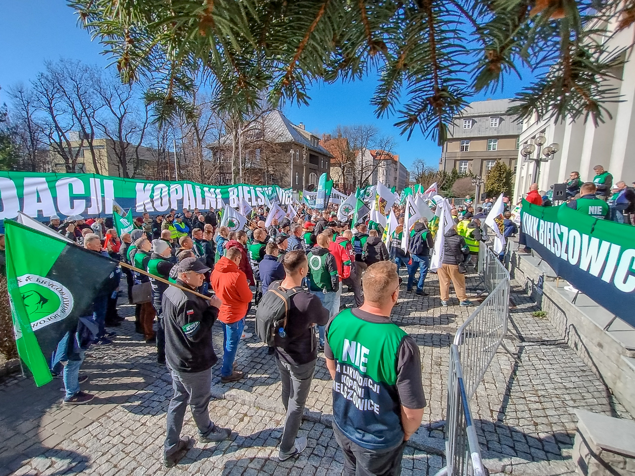 Protest górników w obronie KWK Bielszowice 2