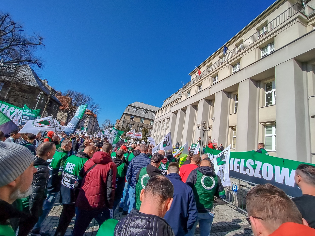 Protest górników w obronie KWK Bielszowice 10