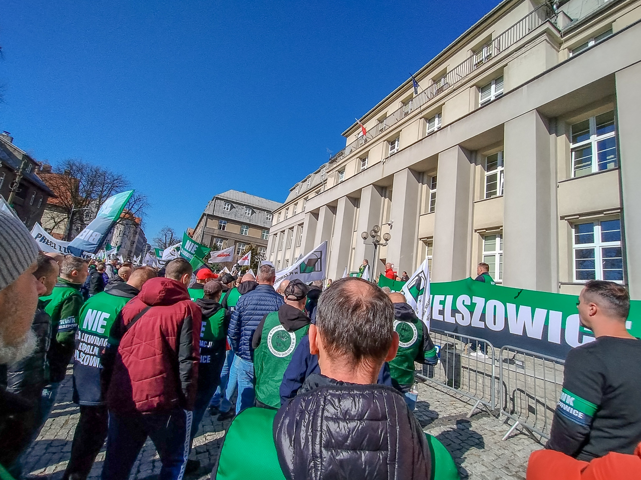 Protest górników w obronie KWK Bielszowice 11