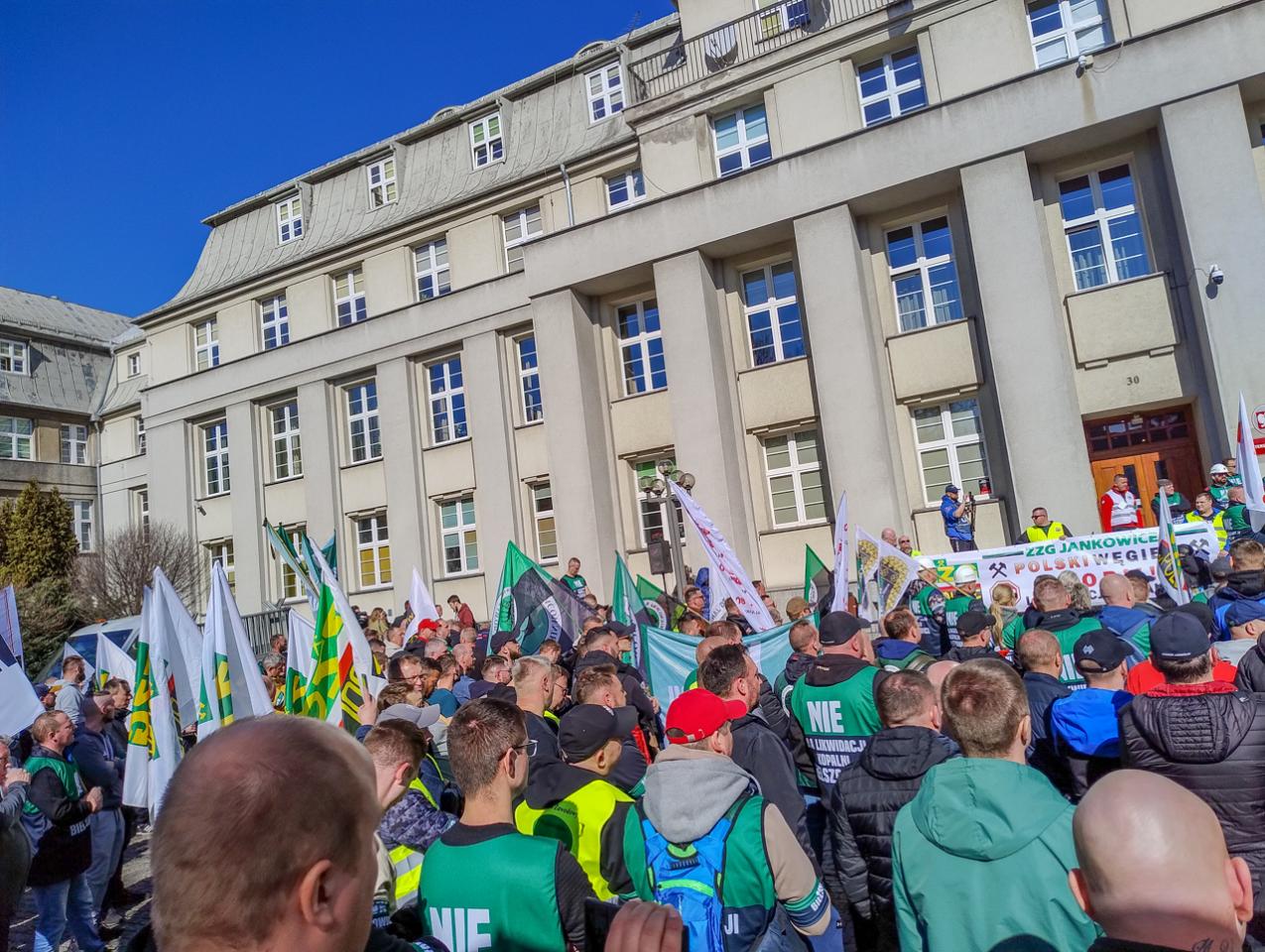 Protest górników w obronie KWK Bielszowice 16