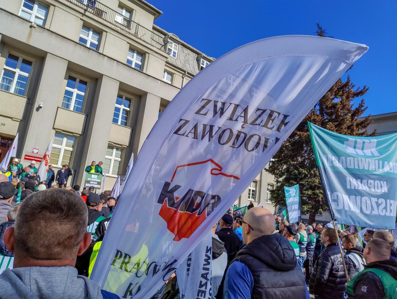 Protest górników w obronie KWK Bielszowice 17