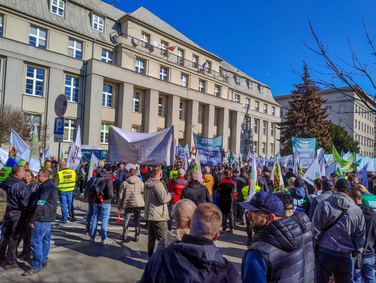Protest górników w obronie KWK Bielszowice 22