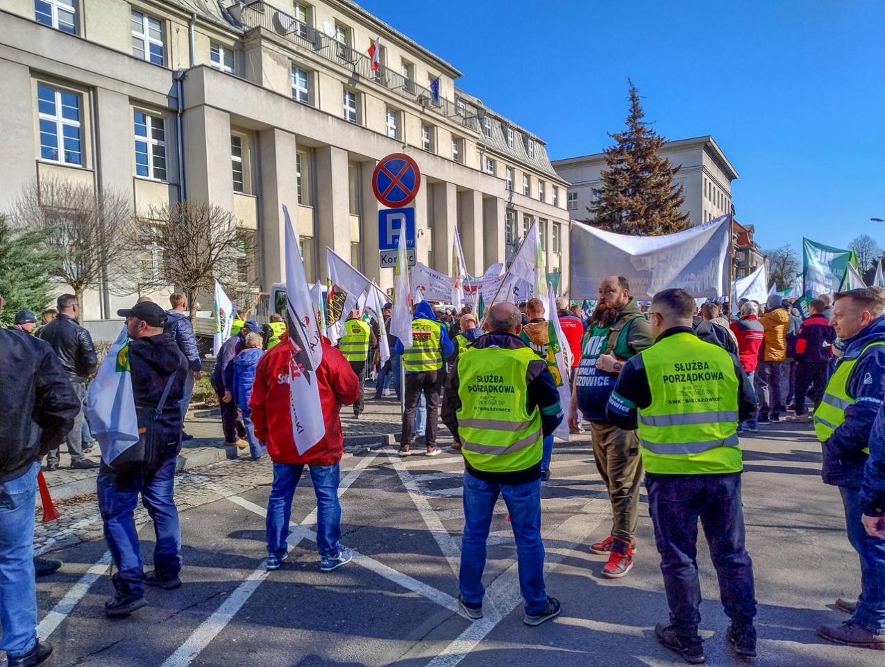 Protest górników w obronie KWK Bielszowice 23