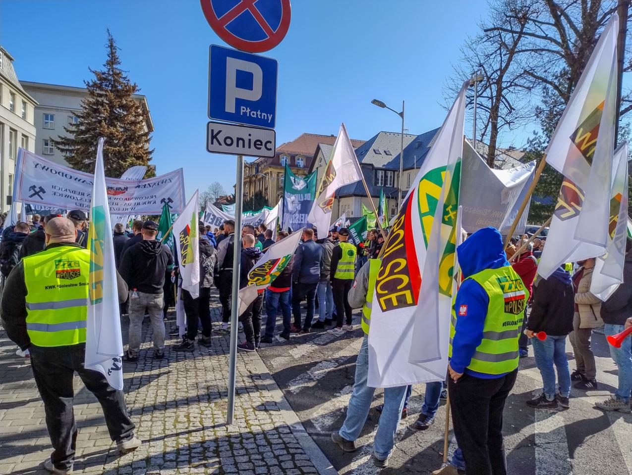 Protest górników w obronie KWK Bielszowice 28