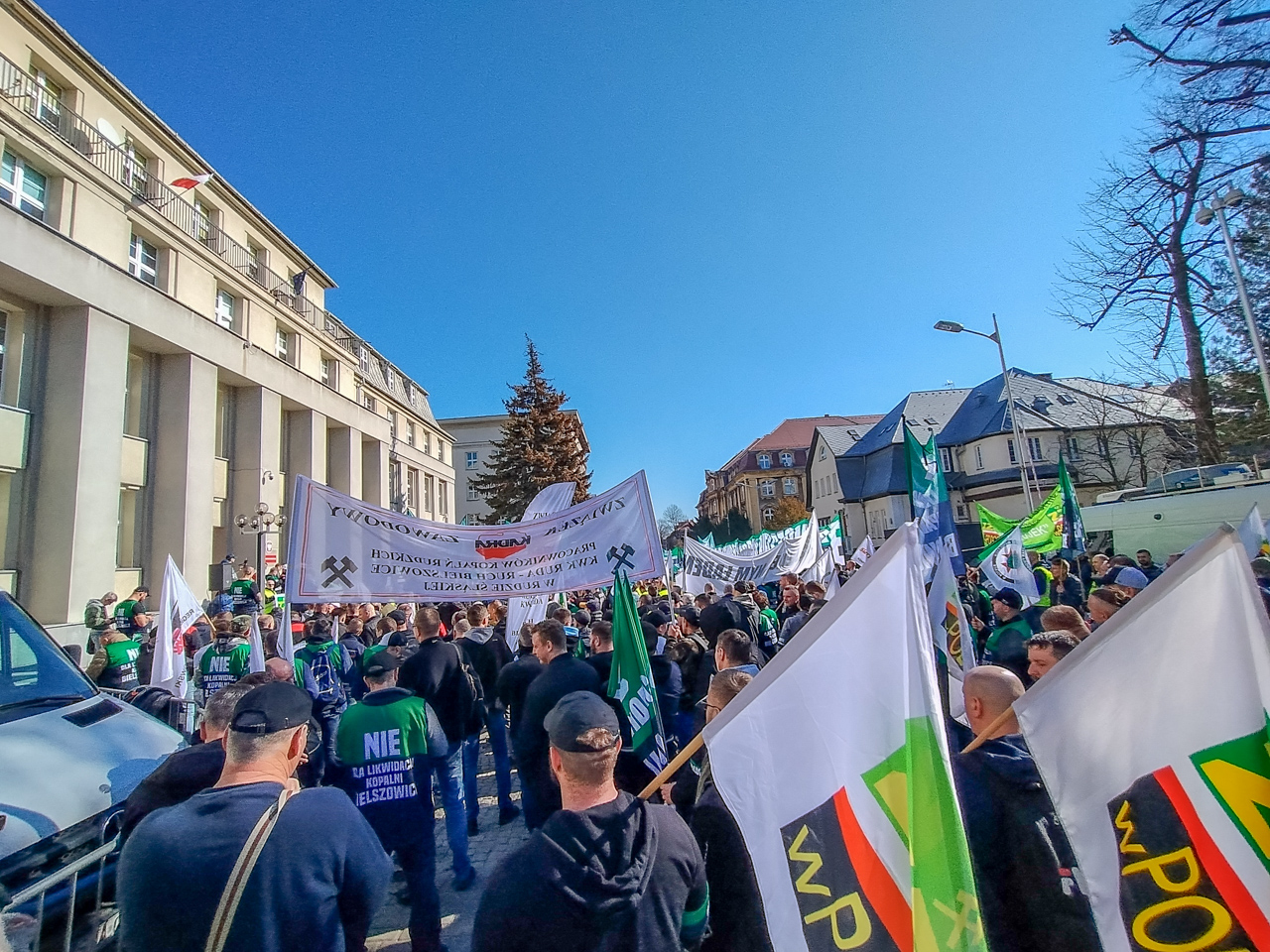 Protest górników w obronie KWK Bielszowice 30