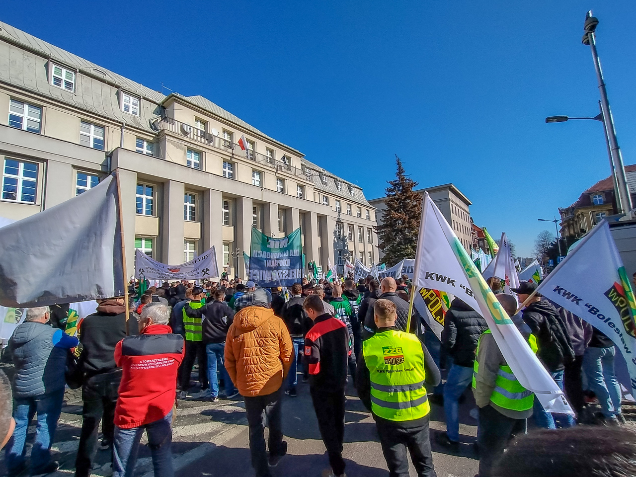 Protest górników w obronie KWK Bielszowice 33