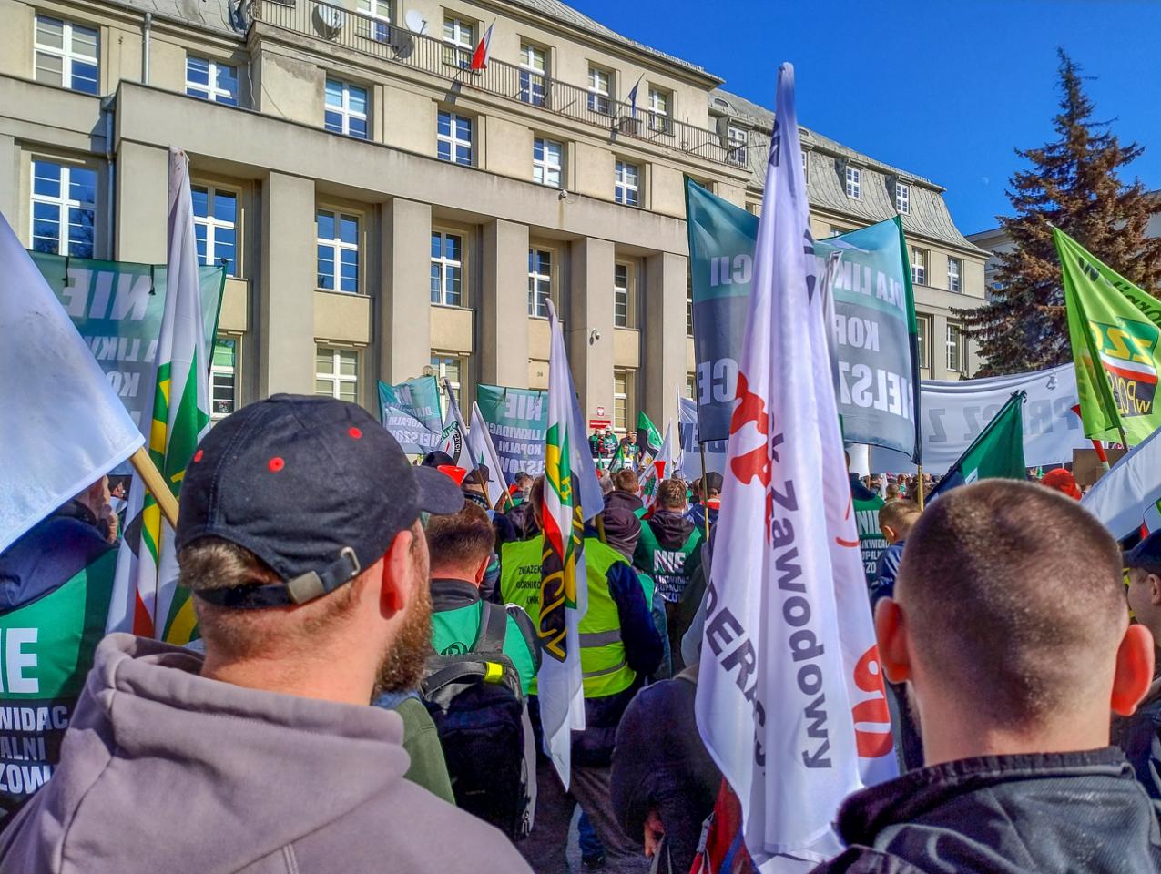 Protest górników w obronie KWK Bielszowice 37