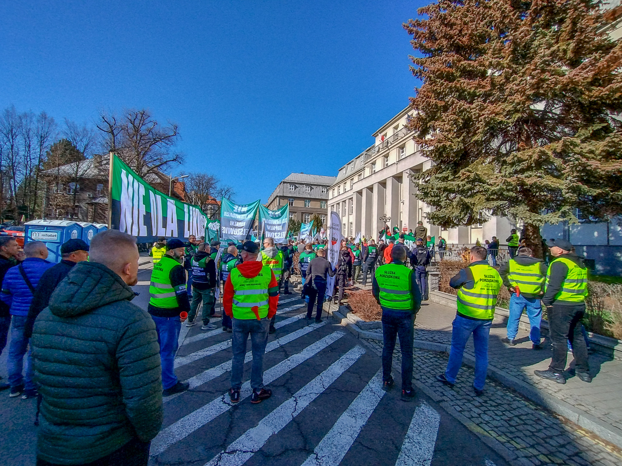 Protest górników w obronie KWK Bielszowice 39