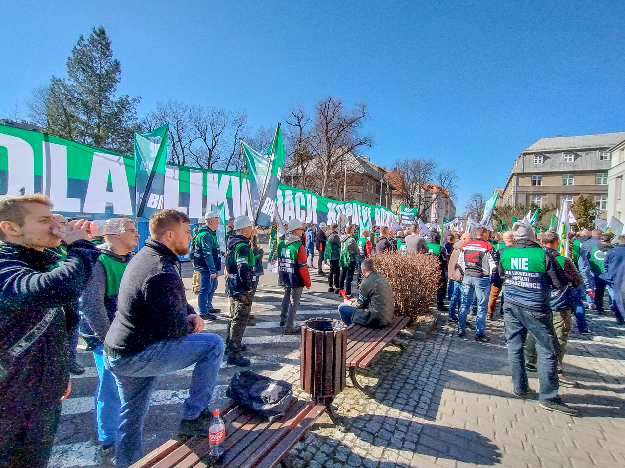 Protest górników w obronie KWK Bielszowice 40