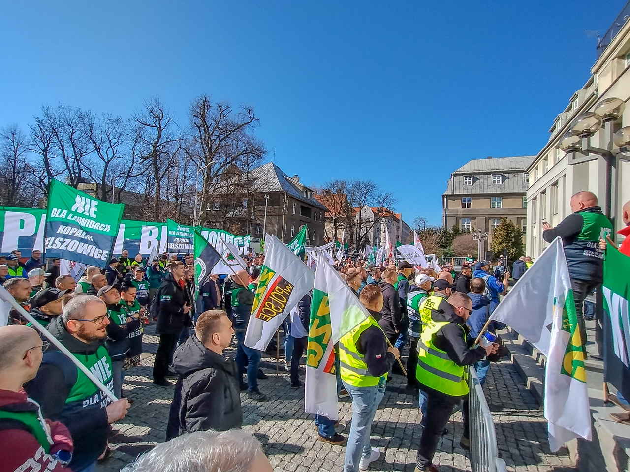 Protest górników w obronie KWK Bielszowice 41