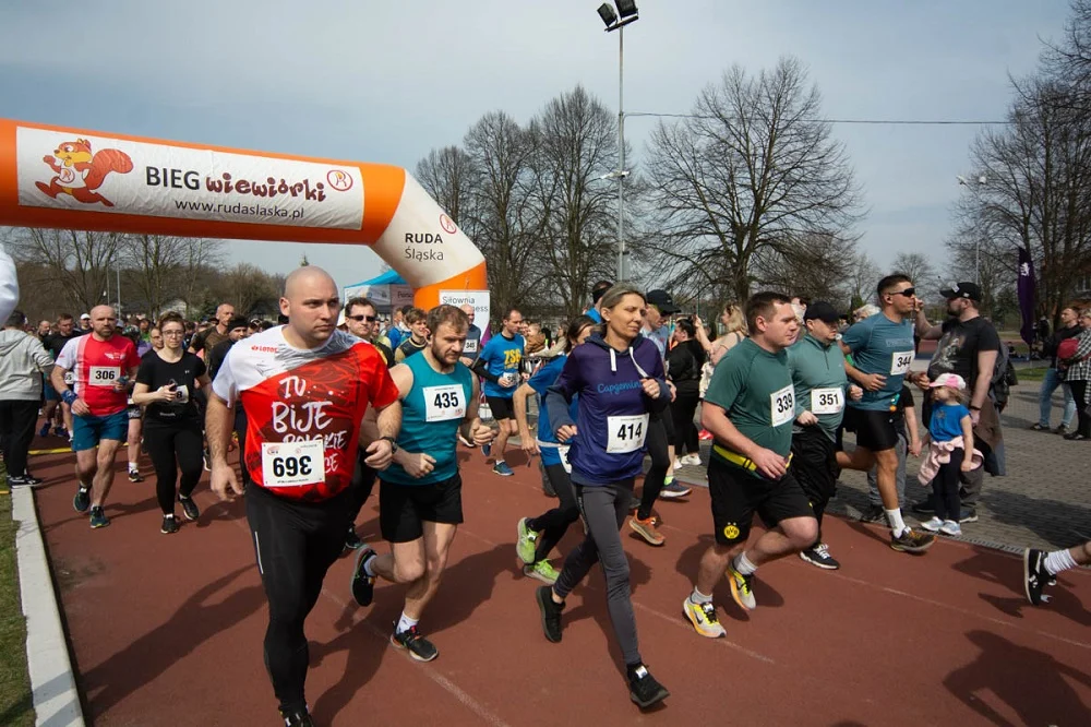 Jubileuszowy "Bieg Wiewiórki" za nami! Tłumy biegaczy opanowały halembski las [FOTO]