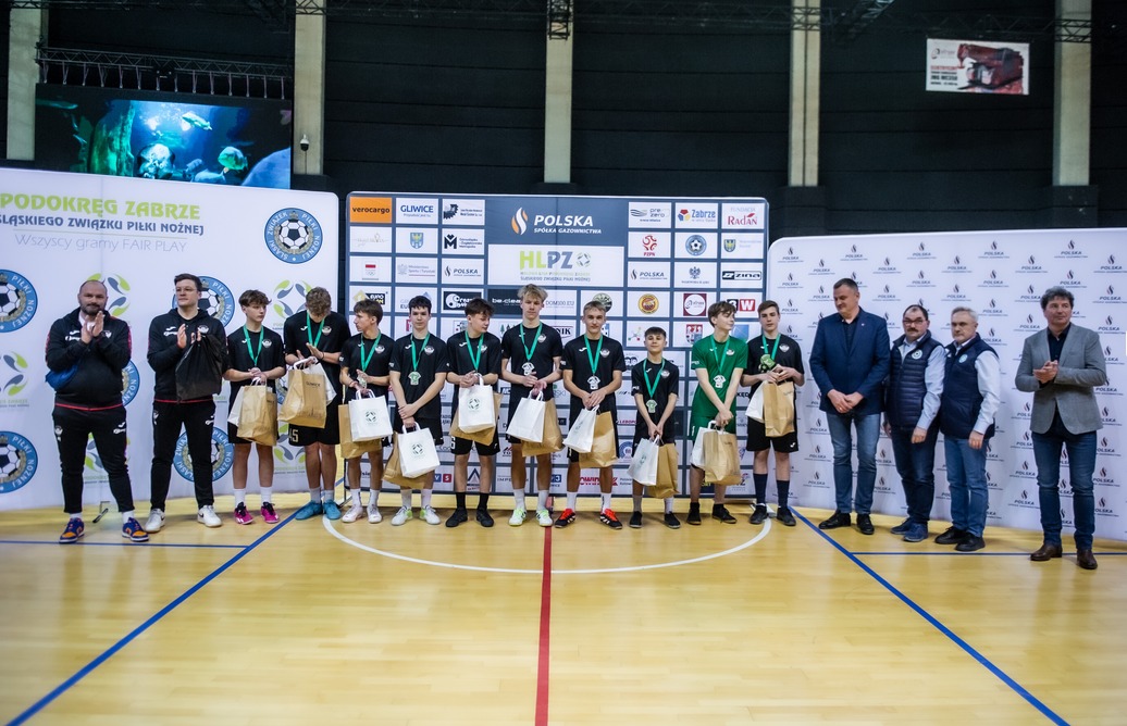 Futsal Akademia Pyskowice z brązowym medalem w 13. edycji Halowej Ligi Podokręgu Zabrze