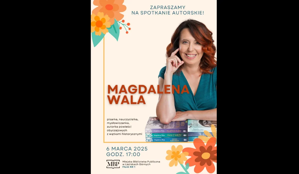 Spotkanie autorskie z Magdaleną Wala już jutro!
