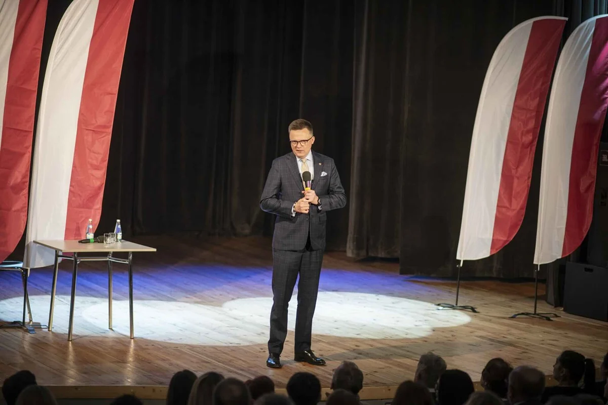 Hołownia odwiedził Łaziska Górne. Mówił o bezpieczeństwie, gospodarce i przyszłości kraju