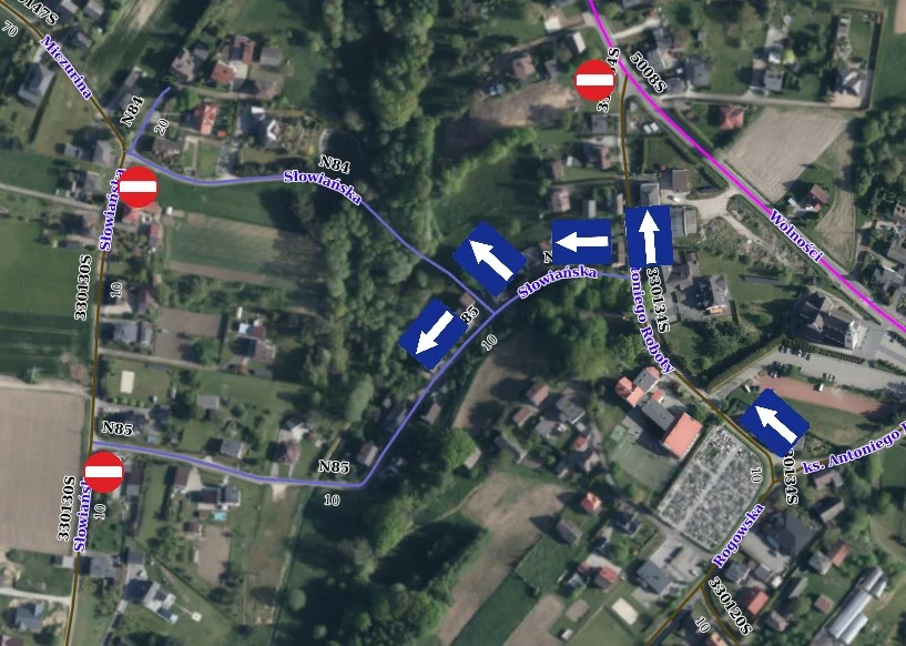 Ulice Roboty i Słowiańska jednokierunkowe. Kierowcy, uważajcie na nowe oznakowanie!