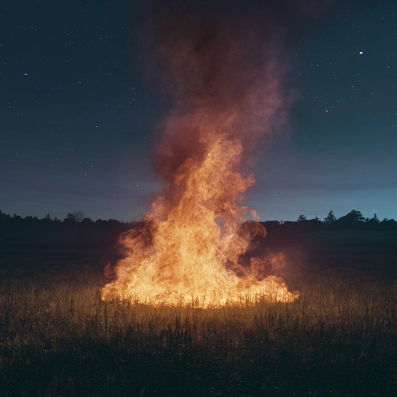 Wypalanie traw to nie żart! Nawet 10 lat więzienia za podpalenie