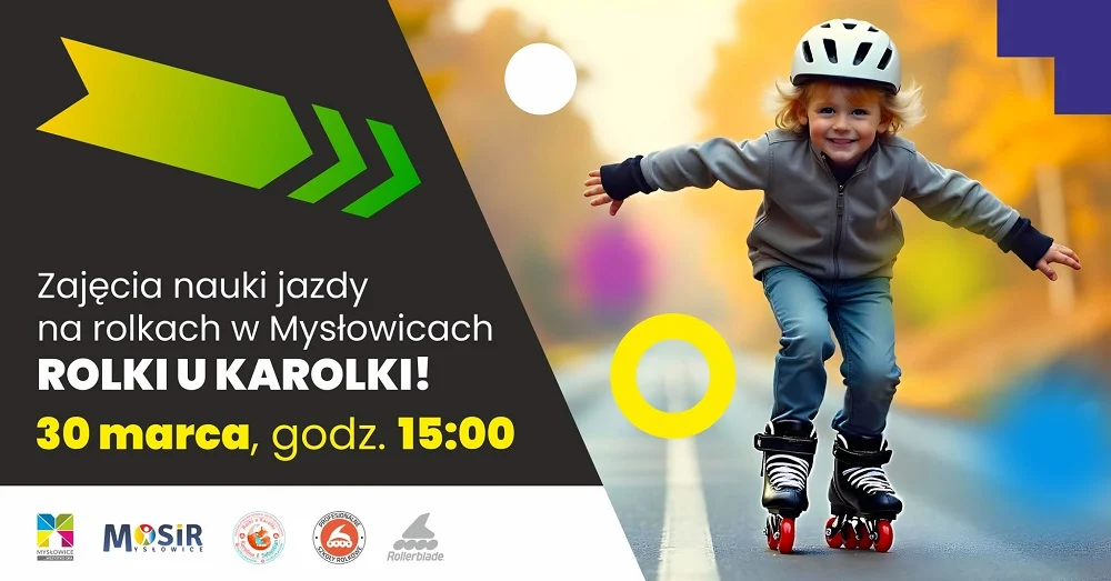 Nauka jazdy na rolkach w Mysłowicach – Bezpłatne zajęcia już 30 marca