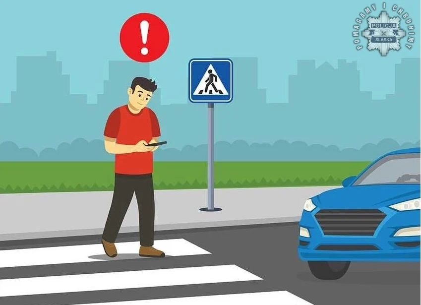 Policja przypomina zasady bezpieczeństwa na przejściu dla pieszych!