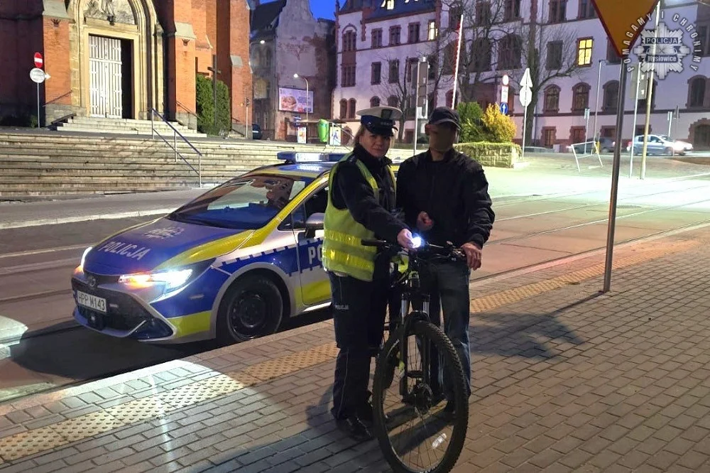 Zadbaj o bezpieczeństwo na rowerze – akcja "Bezpieczny cyklista" w Mysłowicach