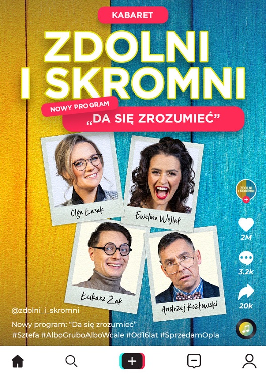Zdolni i Skromni powracają do Tychów z nowym programem!
