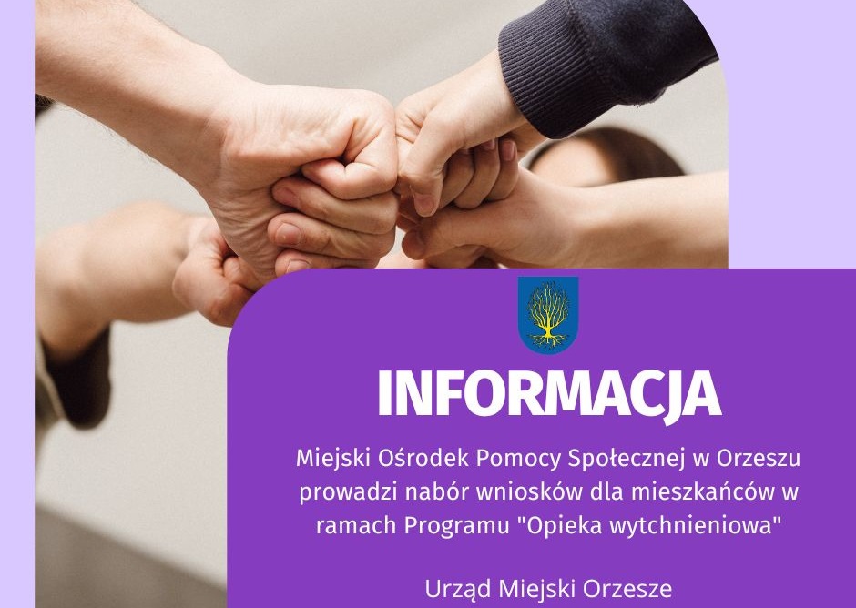Nabór wniosków do programu „Opieka wytchnieniowa”