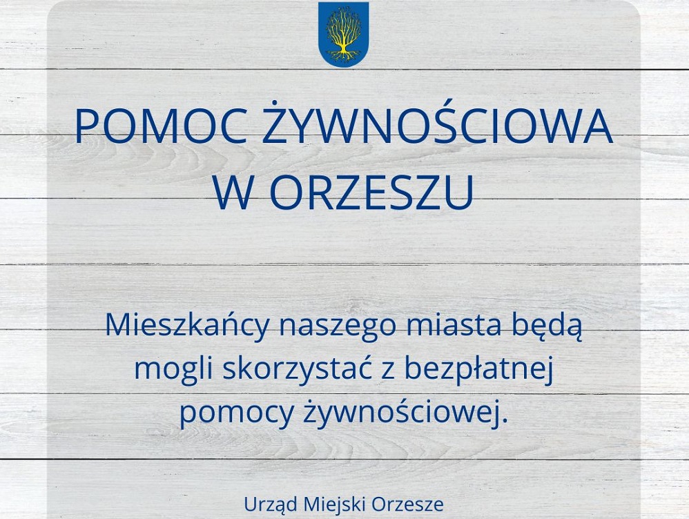 Bezpłatna pomoc żywnościowa dla mieszkańców Orzesza