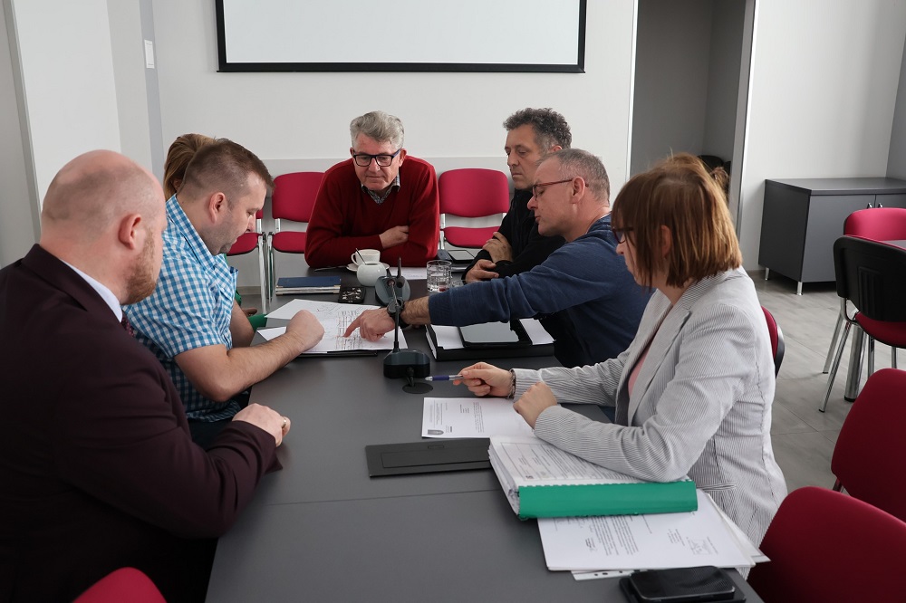 Spotkanie robocze w sprawie przebudowy DW 925 w Orzeszu