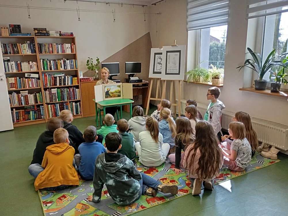 Dzieci z Bujakowa na wyjątkowej lekcji bibliotecznej w Orzeszu