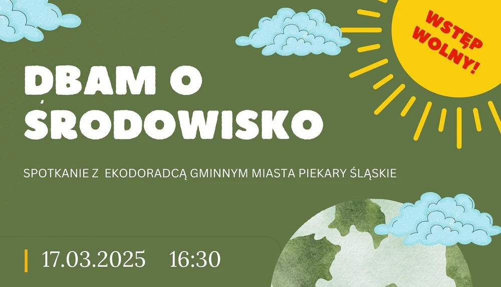 Zadbaj o środowisko! Spotkania z Ekodoradcą w DDK Piekary Śląskie