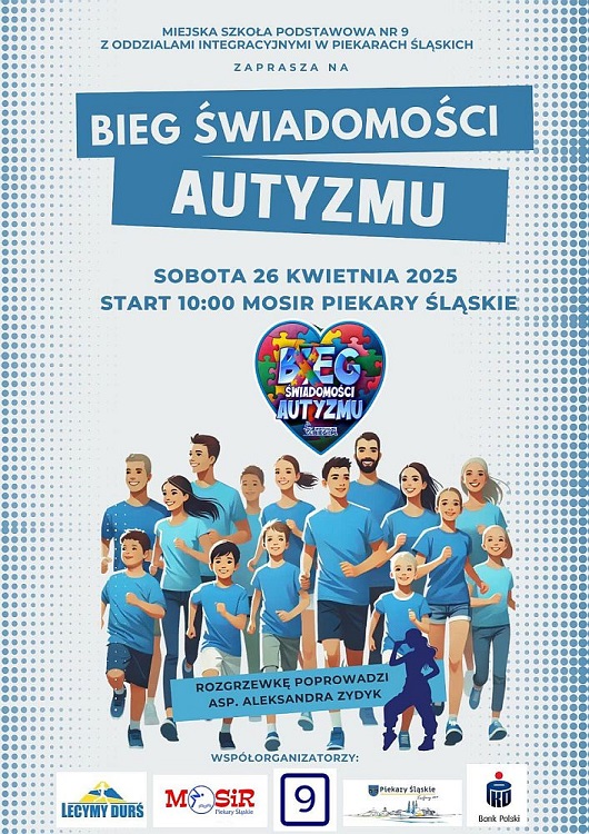 II Bieg Świadomości Autyzmu w Piekarach Śląskich – Dołącz do wydarzenia!