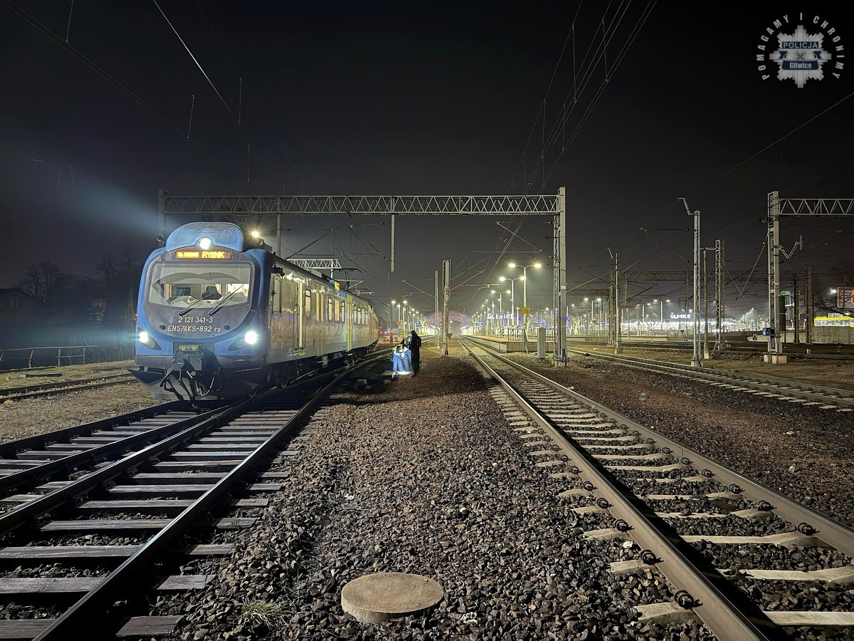 Tragedia w pobliżu dworca głównego PKP. Pociąg najechał na człowieka