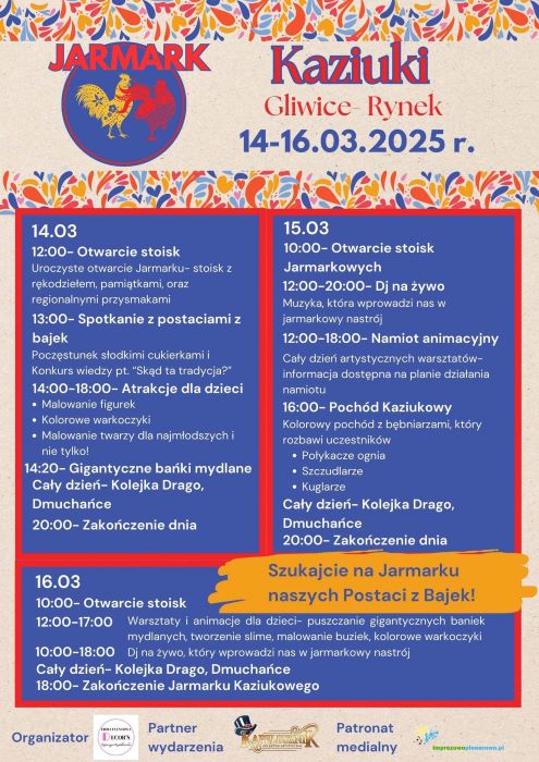 Jarmark Kaziukowy zawita na gliwicki Rynek!