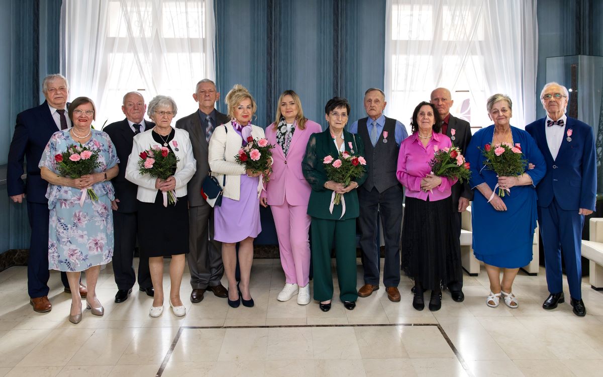 Gliwickie małżeństwa świętowały półwiecze wspólnego życia