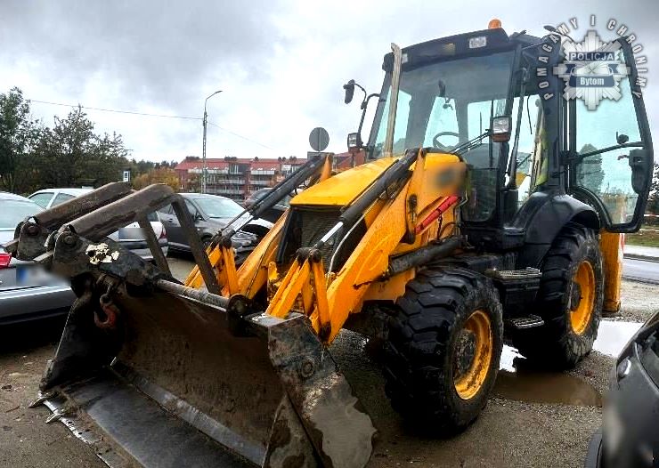 Koparka, telefon i sądowy zakaz. Fatalna kombinacja dla 34-latka