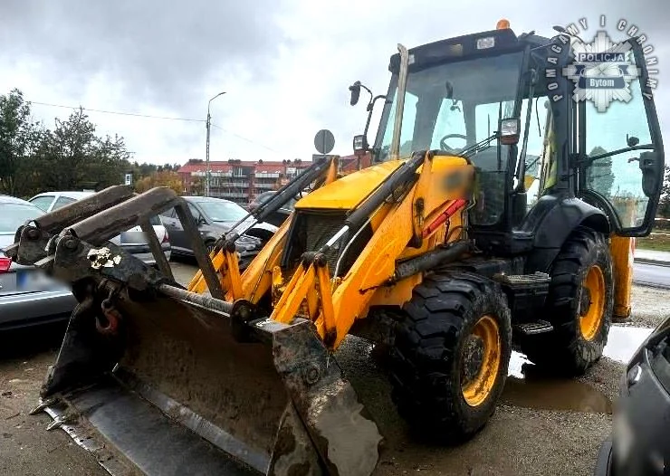 Koparka, telefon i sądowy zakaz. Fatalna kombinacja dla 34-latka