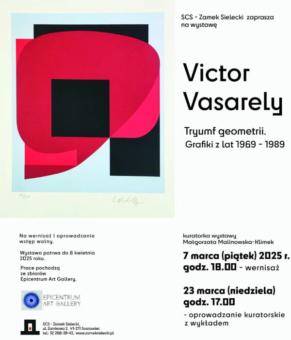 Grafiki Victora Vasarelyego w Sosnowieckim Centrum Sztuki