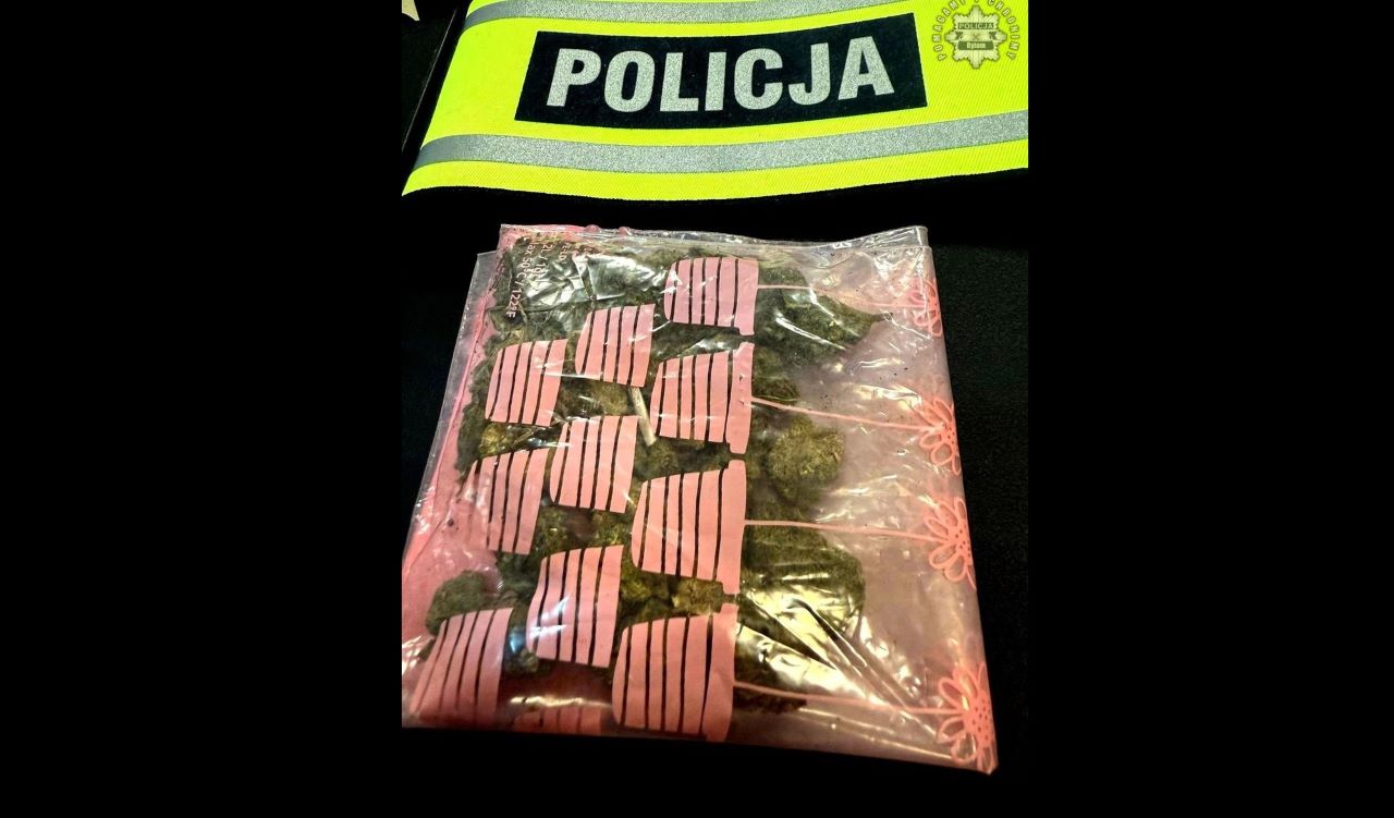 Zatrzymano 29-letniego bytomianina. Mężczyzna "wpadł" bo spacerował z marihuaną w dłoni