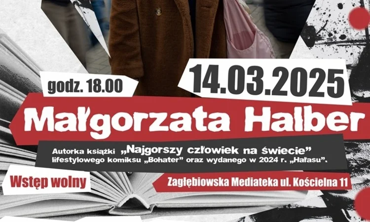 Spotkanie autorskie z Małgorzatą Halber już 14 marca!
