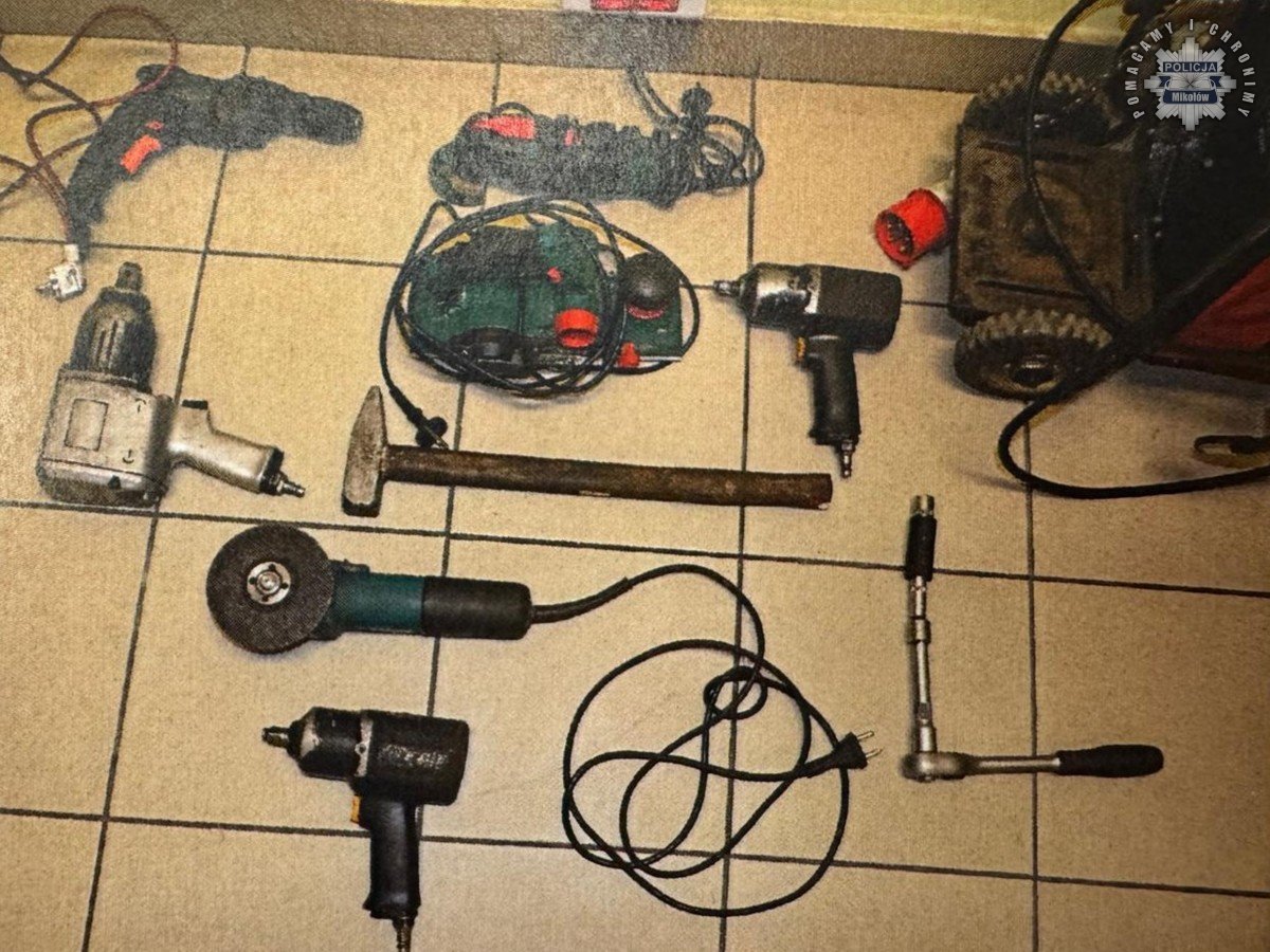 Włamanie do warsztatu w Mikołowie – sprawcy zatrzymani, mienie odzyskane!