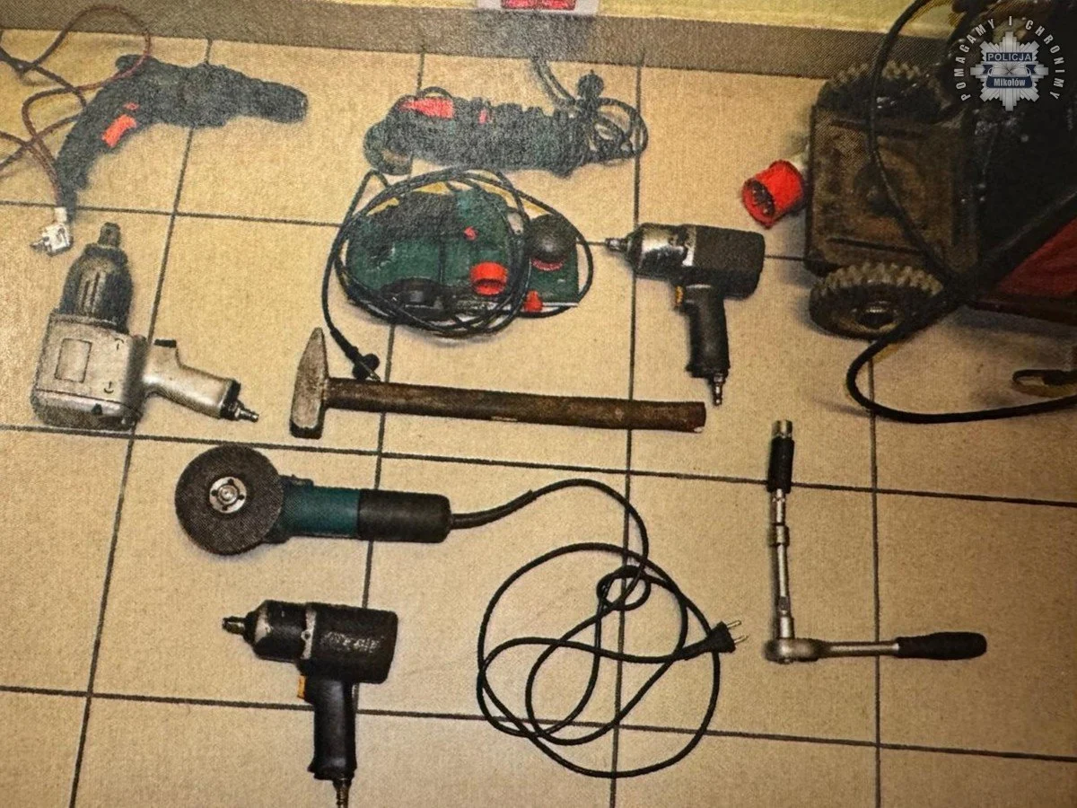 Włamanie do warsztatu w Mikołowie – sprawcy zatrzymani, mienie odzyskane!