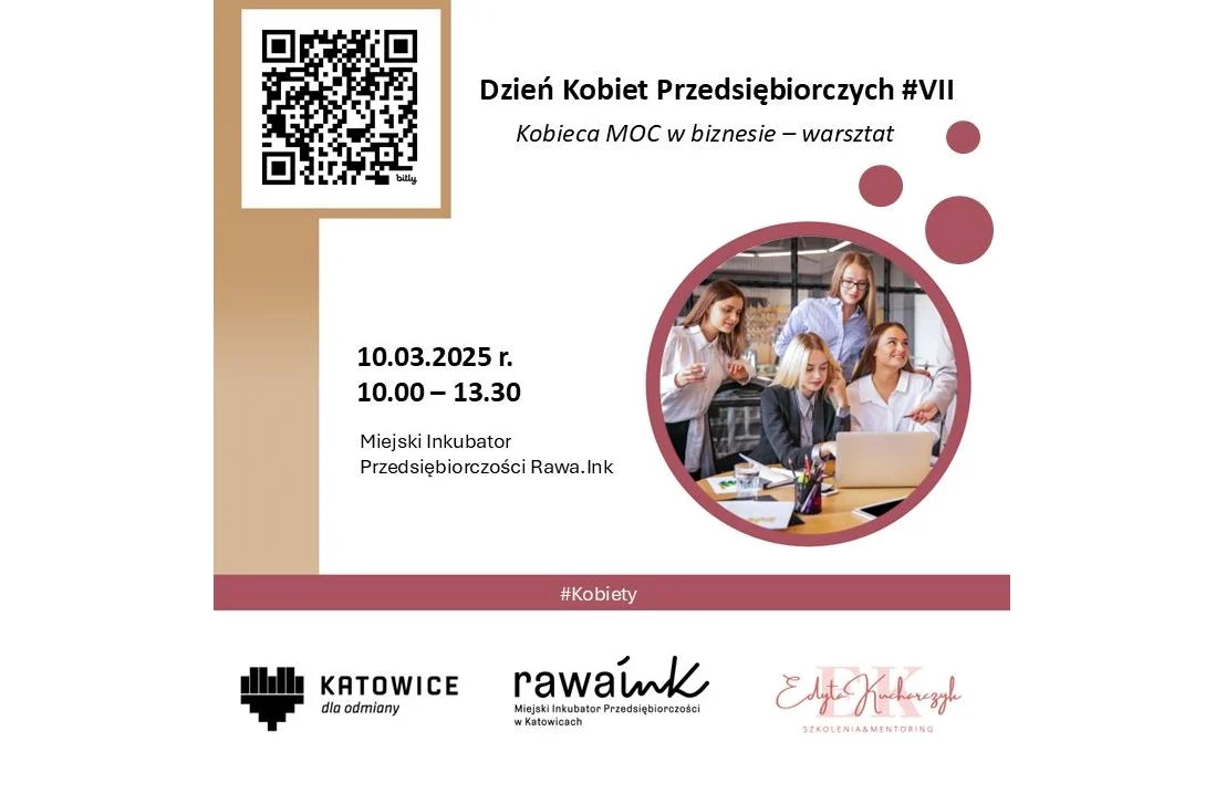 Siła, pewność siebie i biznes. Dzień Kobiet Przedsiębiorczych już wkrótce!