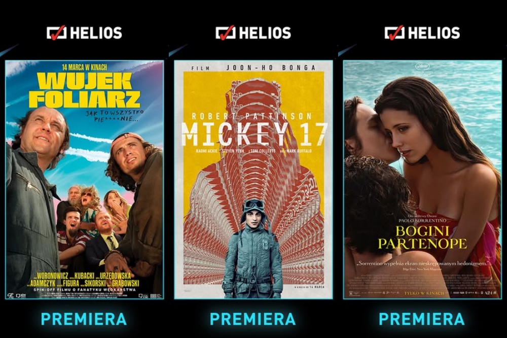 Najnowsze hity na ekranach kin Helios