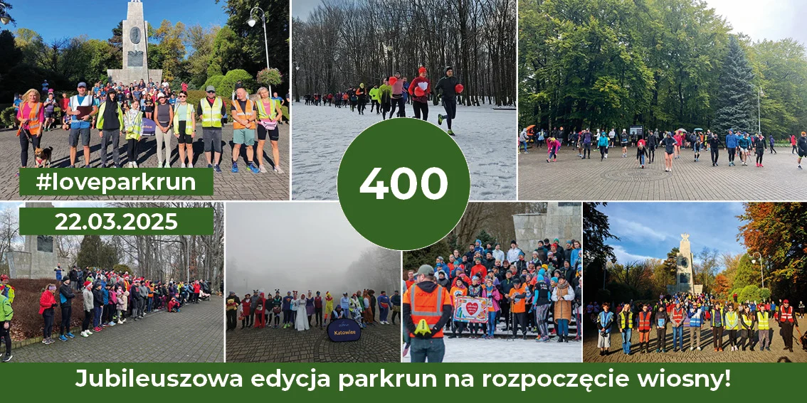 Dołącz do 400. edycji parkrun Katowice. Wyjątkowy dzień w sercu Katowic!