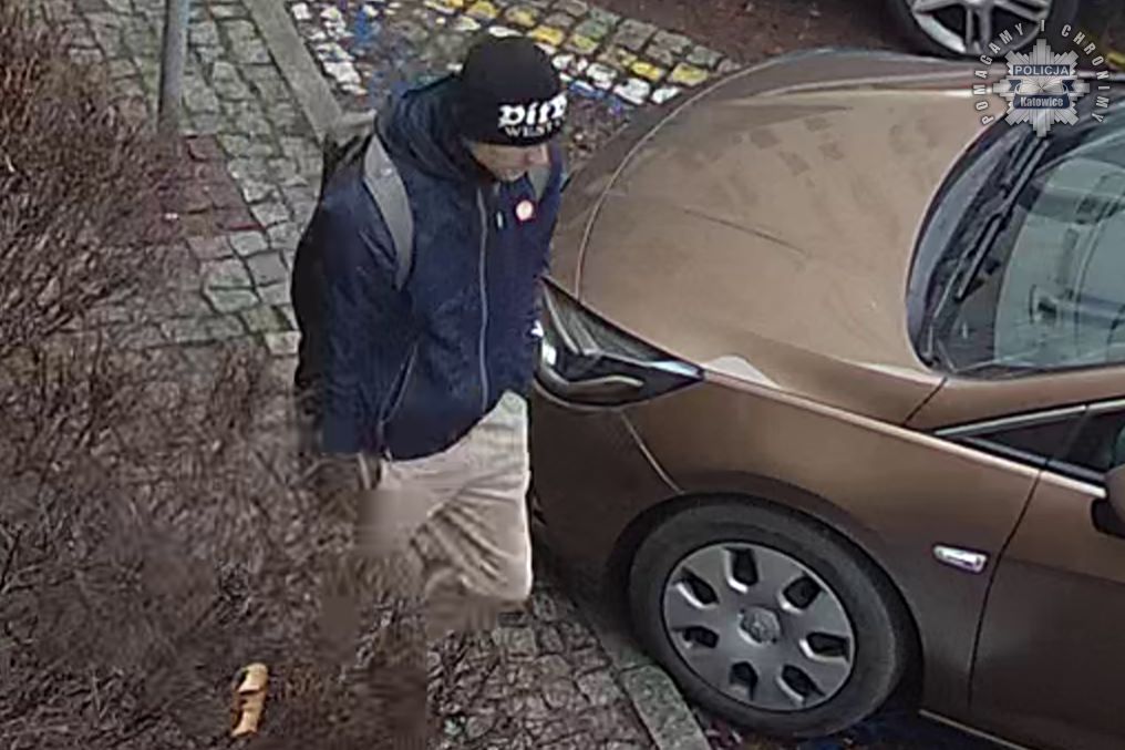 Szokujący rozbój w Katowicach! Monitoring nagrał twarz sprawcy