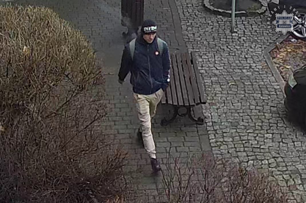 Szokujący rozbój w Katowicach! Monitoring nagrał twarz sprawcy