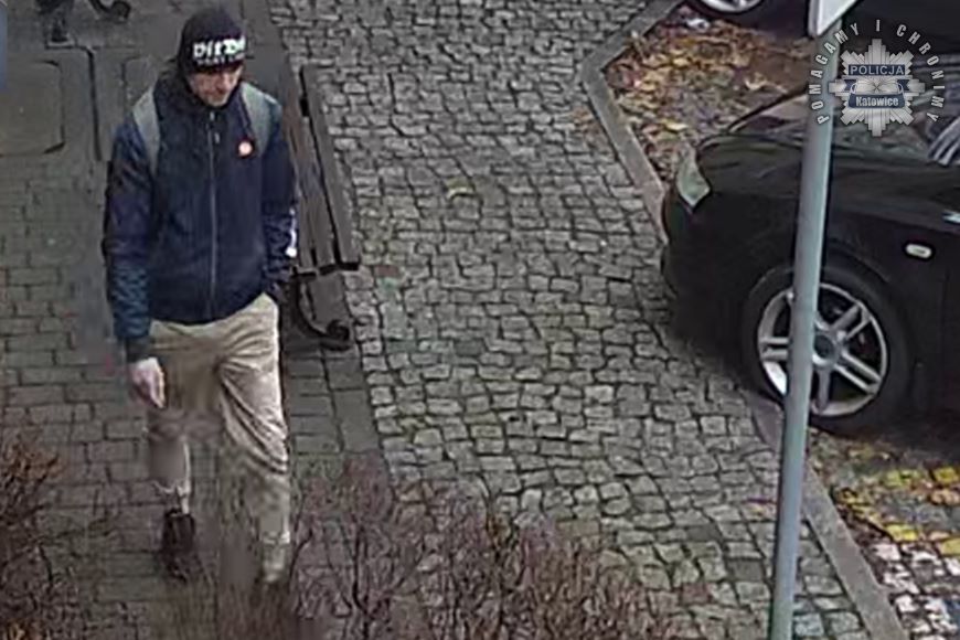 Szokujący rozbój w Katowicach! Monitoring nagrał twarz sprawcy