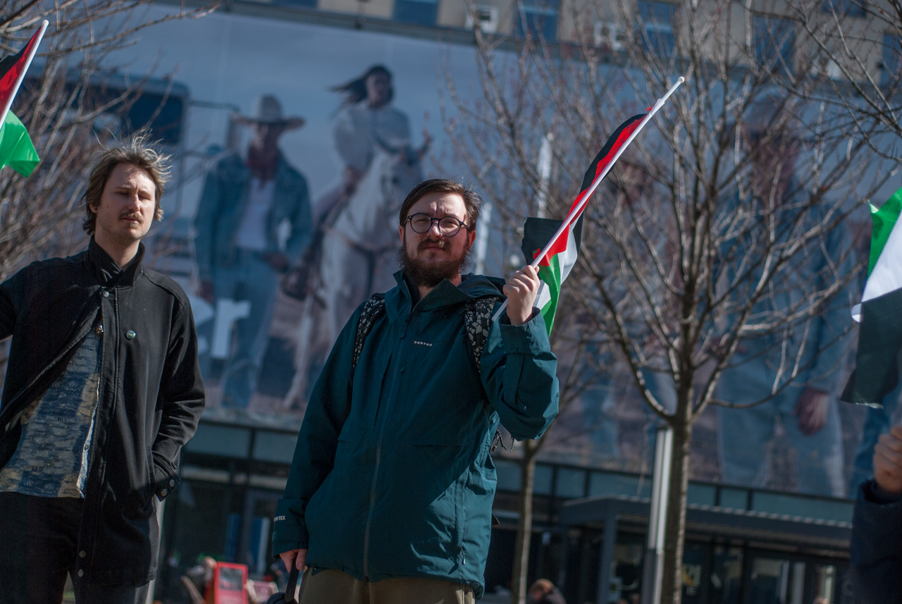 Wolna Palestyna! - sobotni protest na katowickim rynku 16